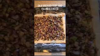 "Flaky Goodness: Filo Mushroom Pizza Recipe!"🍄🧀🍕