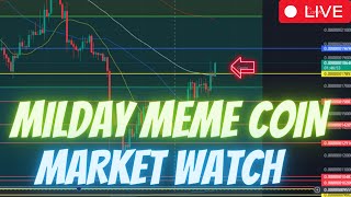 MILADY MEME COIN  JASMY COIN  BTC  $NFK  \ MARKET WATCH \   ***WE ARE LIVE***