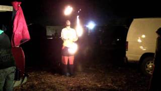 Juggling Fire at Punkin Chunkin 2010