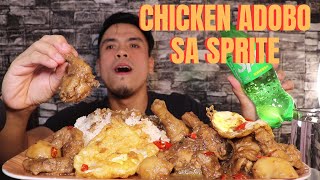 CHICKEN ADOBO SA SPRITE MUKBANG