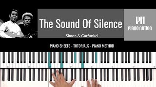 The Sound of Silence - Simon & Garfunkel (Sheet Music - Piano Solo - Piano Cover - Tutorial)