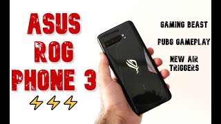 Asus ROG Phone 3- PUBG GamePlay With New Improved Air Triggers- Gaming Beast⚡⚡⚡