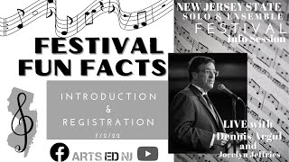 Festival Fun Facts: Intro/Registration