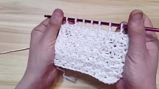 How to crochet tunisian star stitch very easy