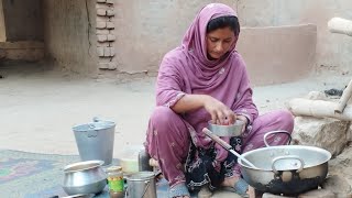 village life| Sham Ki handi roti Ki routine | village family vlog