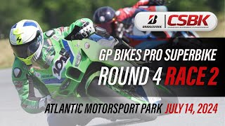 2024 Bridgestone CSBK - GP Bikes Pro Superbike Round 4, Race 2 at Atlantic Motorsport Park