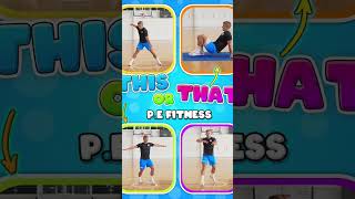 New PE fitness workout videos (full video on YT) #elempe #fitness #physicaleducation #thisorthat