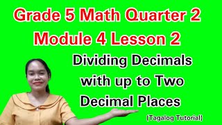 Dividing Decimals with up to Two Decimal Places|Math 5 Q2 M4 L2 #maths #decimal #mathematics