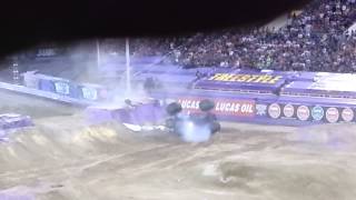 Incredible Monster Truck Frontflip Fail