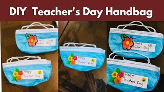 "DIY Teachers' Day Handbag from Face Masks | Easy & Creative Gift Idea"