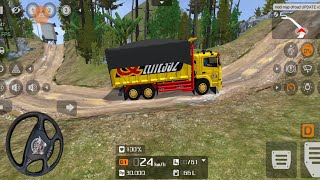 OFFROAD MAP - Dump truck 🚛 Larry Driving Simulator Gameplay - Bus Simulator Indonesia