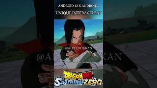 Android 13 DISSES The Other Androids?! #dragonball #dbz #goku #sparkingzero #shorts #anime