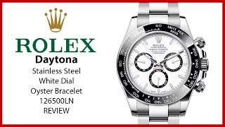 ▶ Rolex Daytona Steel Ceramic "Panda" White Dial 126500LN - REVIEW