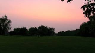 RELAXING REAL!TIME NATURE SOUNDS INTO THE NIGHT * PONTIAC, ILLINOIS JULY 2015