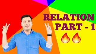 RELATION part-1 for IIT JEE/BITSAT/NDA/COMEDK/CETs/EAMCET/TRICKS/SHORTCUTS