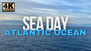 Sea Day in the Atlantic Ocean on Oasis of the Seas Transatlantic April 2024 [4K] Virtual Balcony