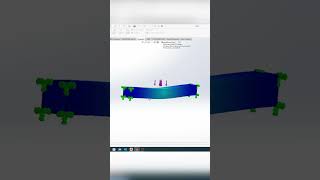 Stress simulation #solidworks #design #3d #cadsoftware #tutorial #cad