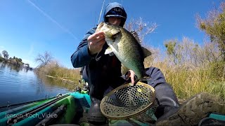 Early Spring Kayak Bass Fishing on the California Delta