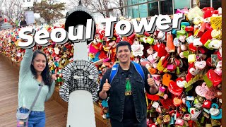 Seoul Vlog: Seoul Tower Tour,  Cable Car Ride, Love Padlocks & Stunning Views | Thing To Do in Seoul