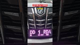 CUSTOM PLAT ALPHARD