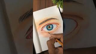 Watercolour Eye Painting | Tutorial #shorts