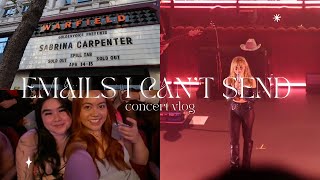 Sabrina Carpenter Concert Vlog - emails i can't send tour in san francisco