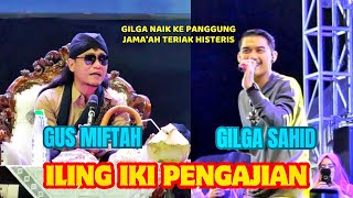 GILGA SAHID & GUS MIFTAH bius jama'ah di Stadion Kendal #viral