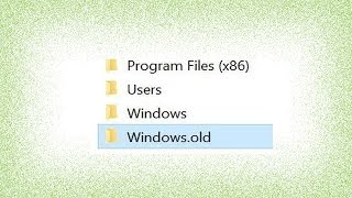 Cara Mengahapus Folder Windows old Pada Windows 10