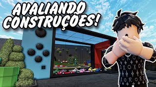 AVALIANDO CASAS DOS MEUS INSCRITOS NO BLOXBURG - ROBLOX