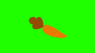 Carrot Green Screen 🥕