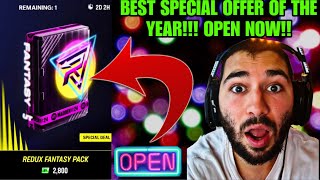 THE $22 REDUX FANTASY PACK IS INSANE!!! WE PULLED THE GOAT!! OPEN THIS NOW!! MADDEN 24 ULTIMATE TEAM