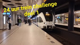 24 uur trein challenge door Nederland (1-2)