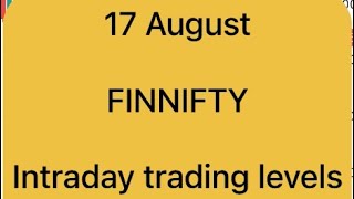 Finnifty analysis video for tomorrow | 17 August finnifty prediction #stockmarket #sharemarket