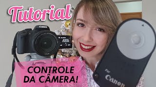 Como usar o controle da Canon para tirar fotos e gravar vídeos de longe