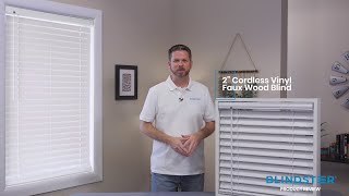 Product Expert Review - Blindster 2" Cordless Vinyl Faux Wood Blind