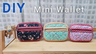 EP150 : DIY Mini Wallet | Bag sewing tutorial