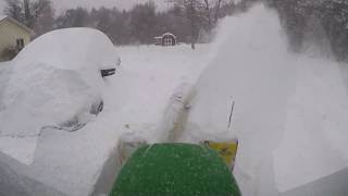 Snow storm clean up 1-13-18 Part 1