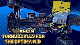 KYOSHO OPTIMA MID 87 WC Worlds Spec, Yeah Racing Titanium Turnbuckle Set