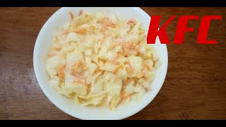 How to make KFC coleslaw salad at Home || Zafraani Zaiqa