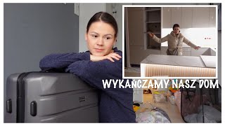 VLOG: NIEGOTOWY DOM, ZACZYNAMY ŻYCIE NA WALIZKACH