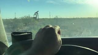 West Texas Oilfiled Driving on Lease Roads Mentone, TX Picking Up Centerfuse #westtexas #midland