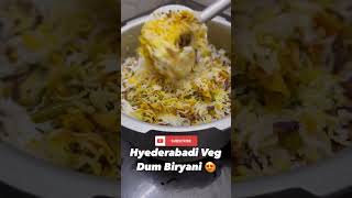 #shorts #food #hyderabadibiryani #vegdumbiryani