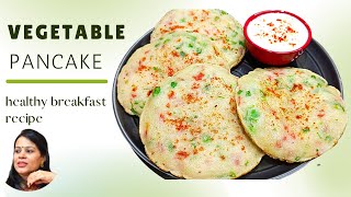 #shorts | Vegetable Pancake | Pancake Recipe | Healthy Breakfast Recipe | Rakhis Bengali Cuisine |