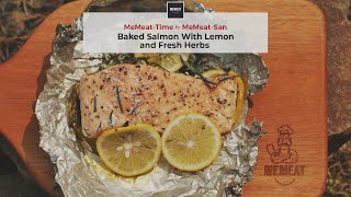 Baked Salmon with Lemon and Fresh Herbs #shorts