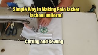 How to Make Polo Jacket (school uniform)