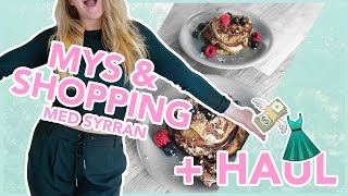 Mys & shopping med syrran + HAUL | Vlog