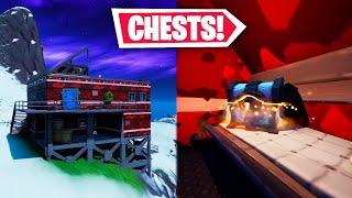 "SEARCH CHESTS AT SNOWMANDO OUTPOSTS" (Operation Snowdown Challenges) | Fortnite Battle Royale