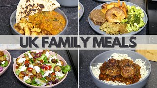 UK FAMILY MEALS | WHAT'S FOR DINNER | MEALS OF THE WEEK | FAMILY MEAL IDEAS | MIDWEEK MEALS |