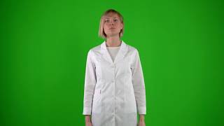 Doctor Green Screen footage free. Make your video!