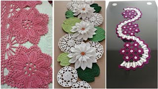 🌞Enhances Ur tables with this Design's #crochet tables runners for Diwali